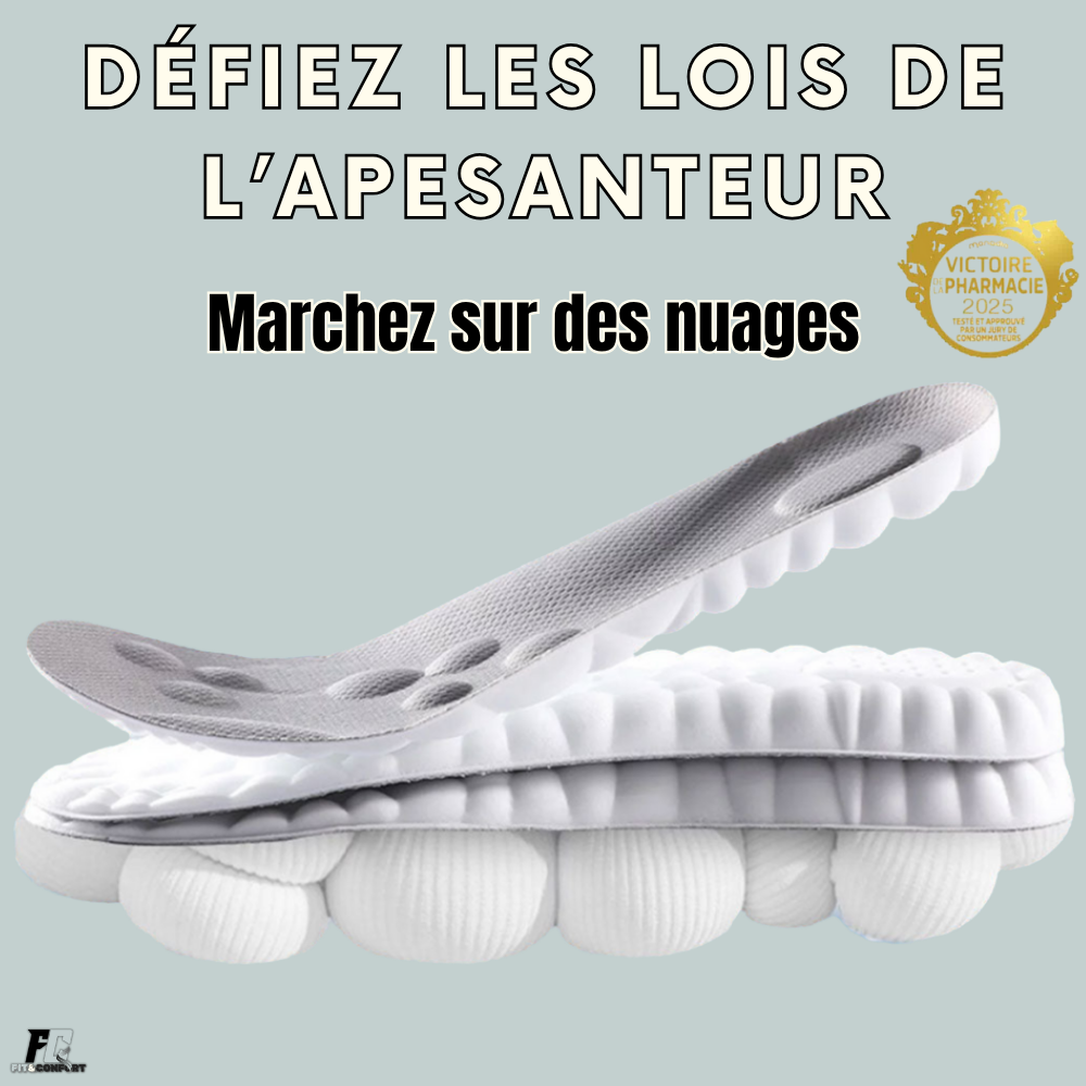 Semelles confort fasciite plantaire