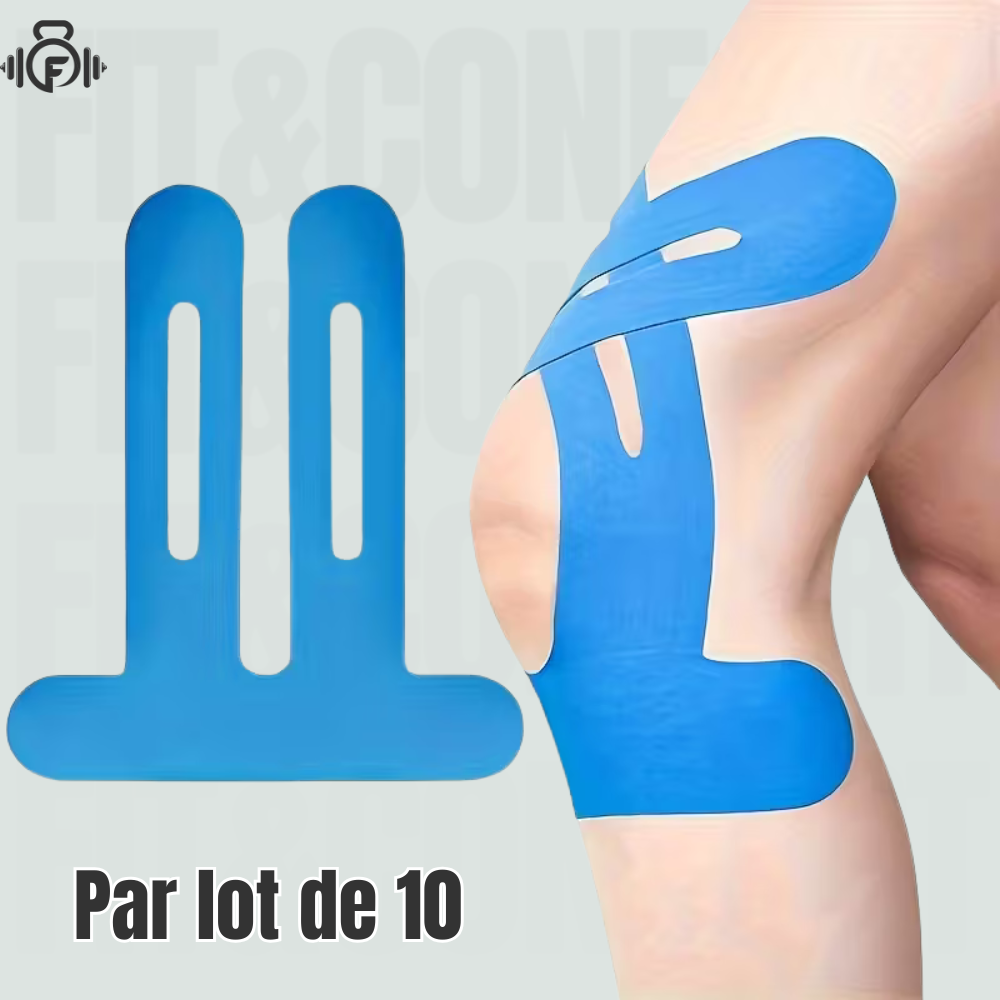 Bandes kinésiologiques pour genou