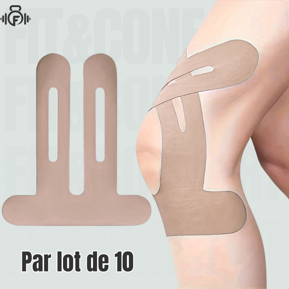 Bandes kinésiologiques pour genou