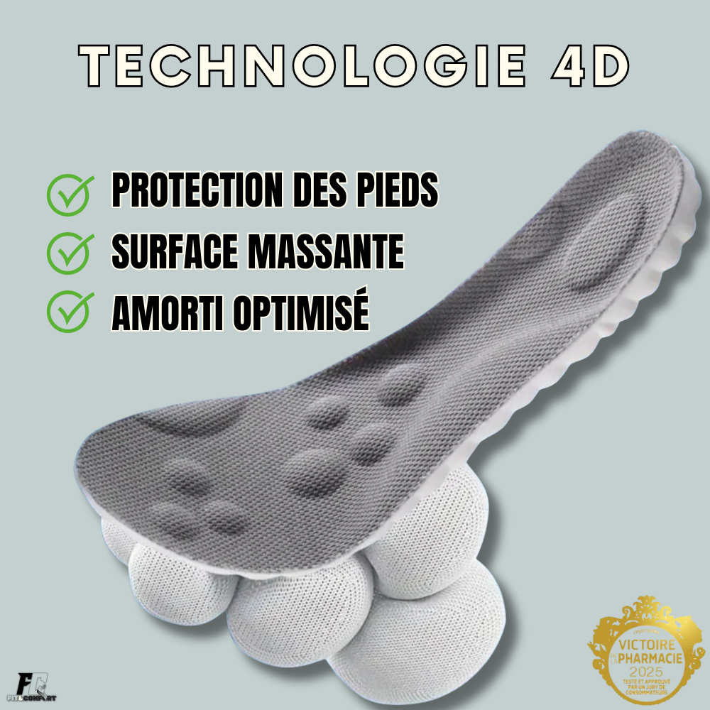 Semelles technologie 4D