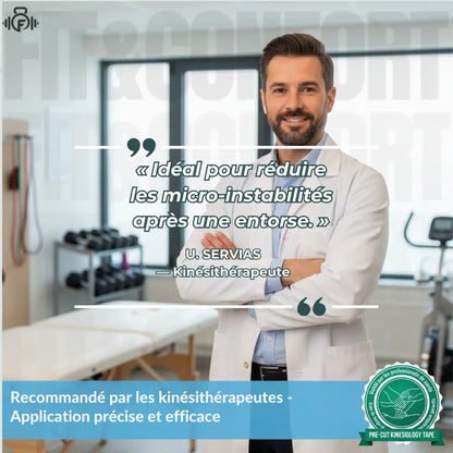 Bandes Kinésiologie Genou FLEXACTIVE™ - Soulagement Immédiat & Stabilité - Fit & ConfortBandes Kinésiologie Genou FLEXACTIVE™ - Soulagement Immédiat & StabilitéKnee Support Braces Elastic