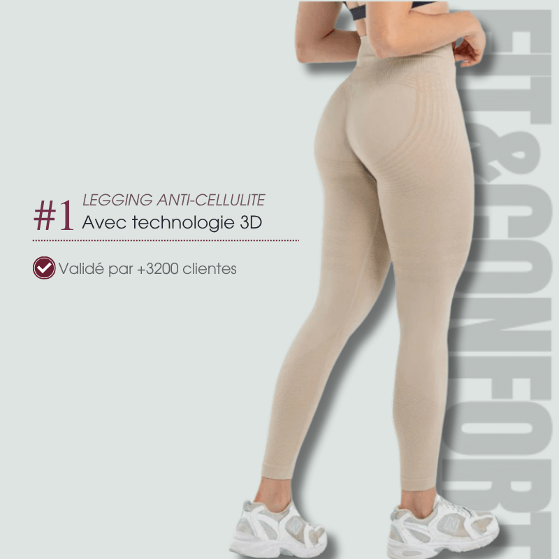 Legging Anti - Cellulite 3D - Fit & ConfortLegging Anti - Cellulite 3D