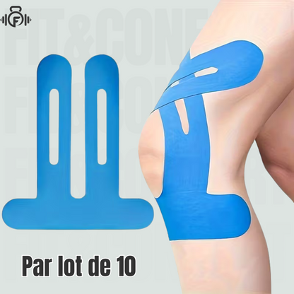 Bandes kinésiologiques pour genou