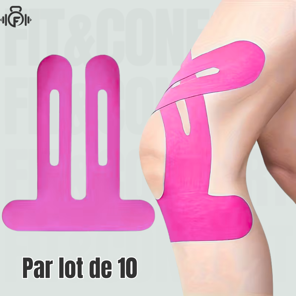 Bandes kinésiologiques pour genou