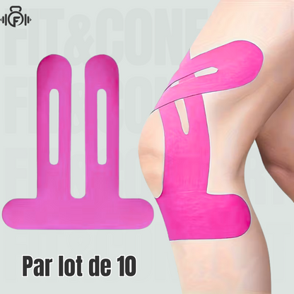 Bandes kinésiologiques pour genou