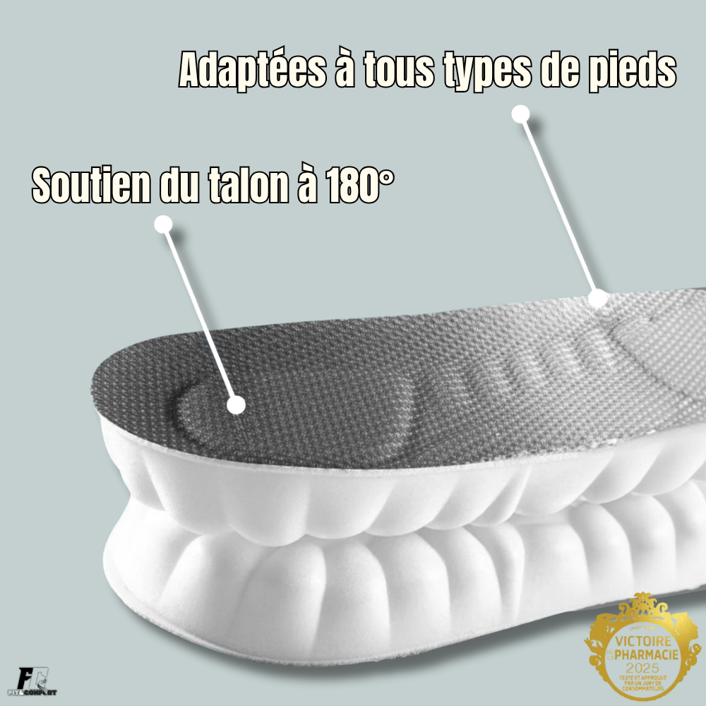 Bienfaits semelles massantes 4D