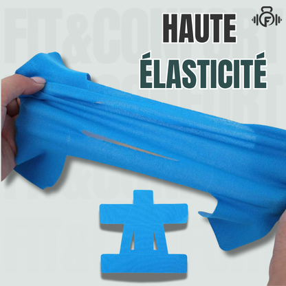 Bandes de kinésiologie prédécoupées pour l'épaule