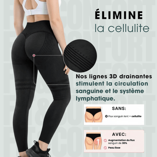 Legging Anti - Cellulite 3D - Fit & ConfortLegging Anti - Cellulite 3D