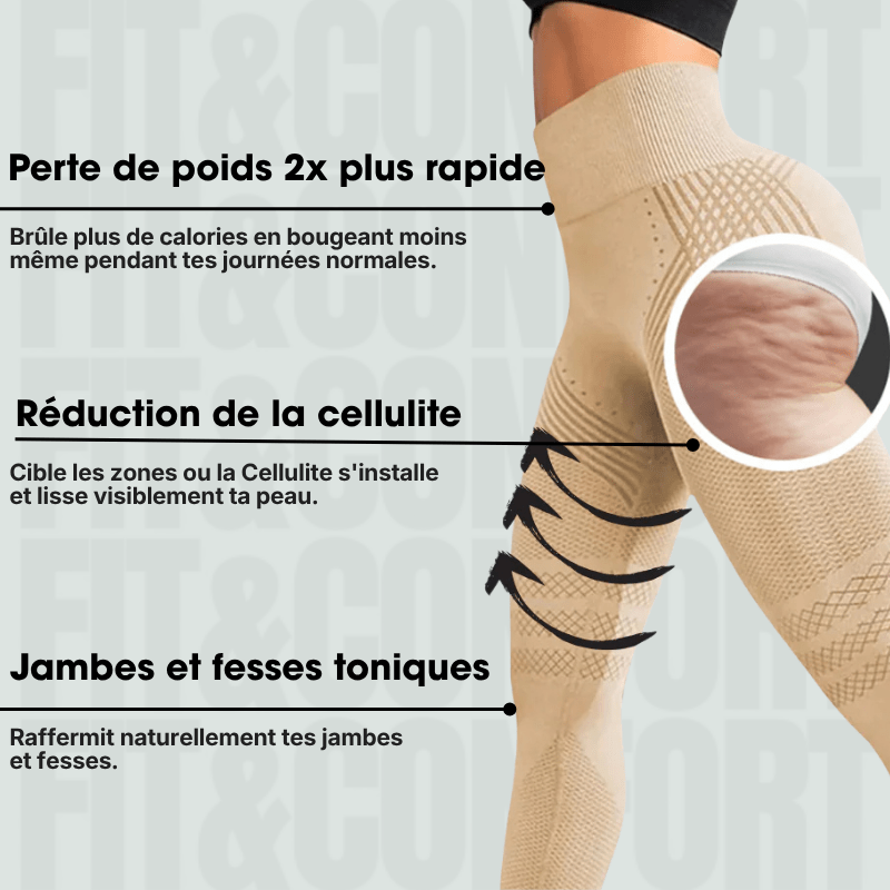 Legging Anti - Cellulite 3D - Fit & ConfortLegging Anti - Cellulite 3D