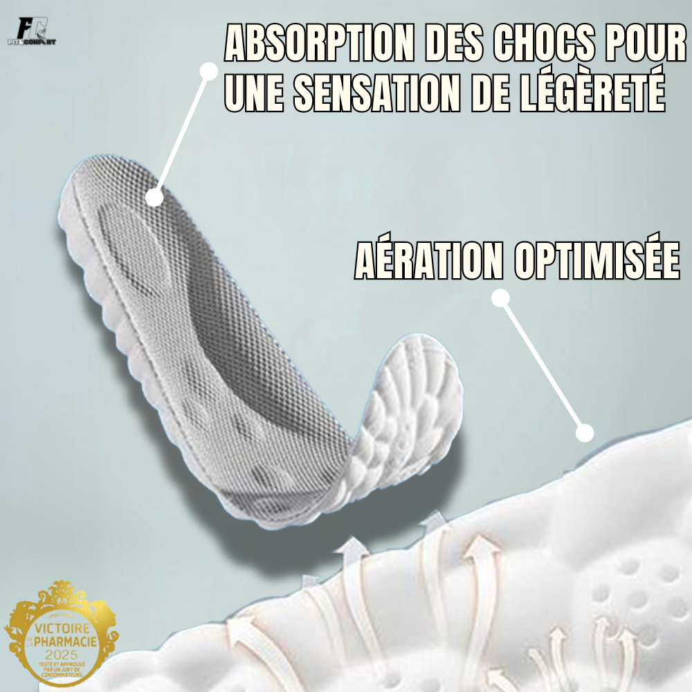 Bienfaits semelles massantes 4D